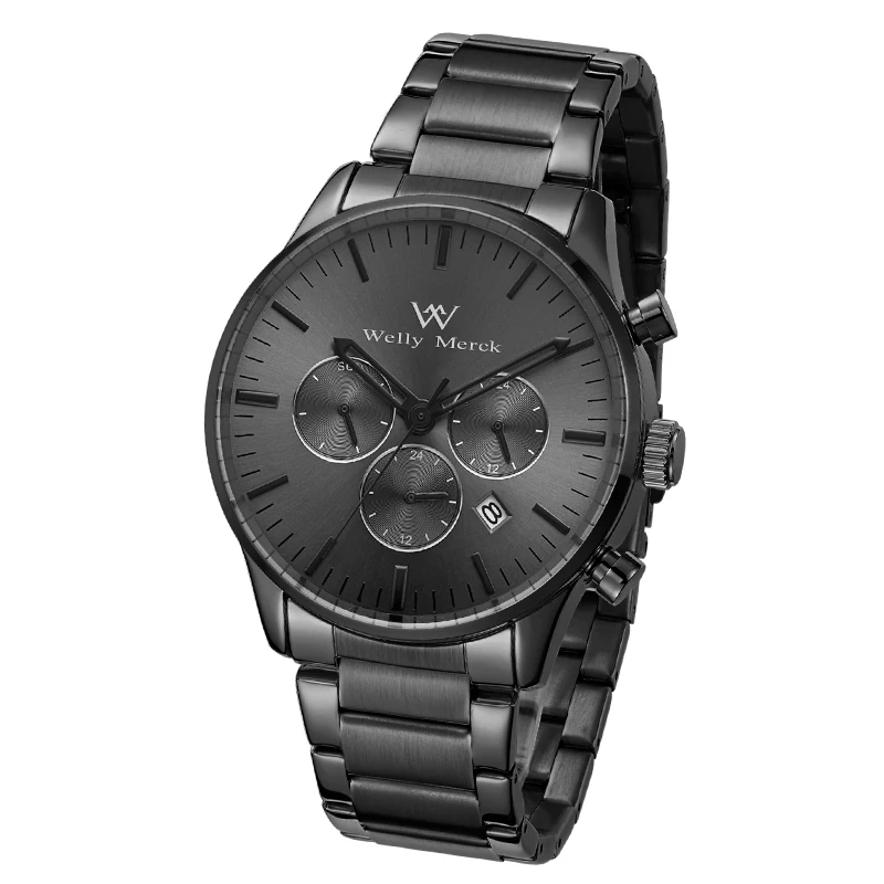 WM Watch Quartz Watch Waterproof Classic Casual Business Men's Watches Welly Merck Watch WM81M