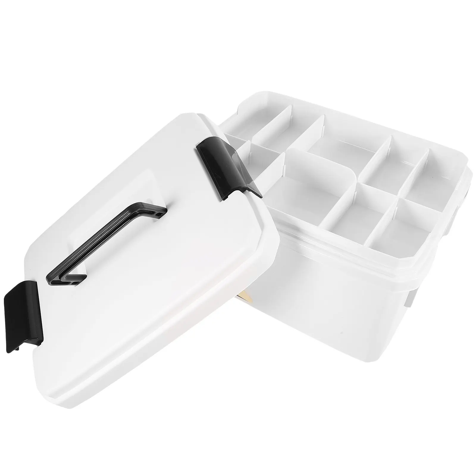 

Small Household Medicine Box Multi-Layer Portable First Aid Kit Storage Case Large Capacity Lightweight Medicine Organizer