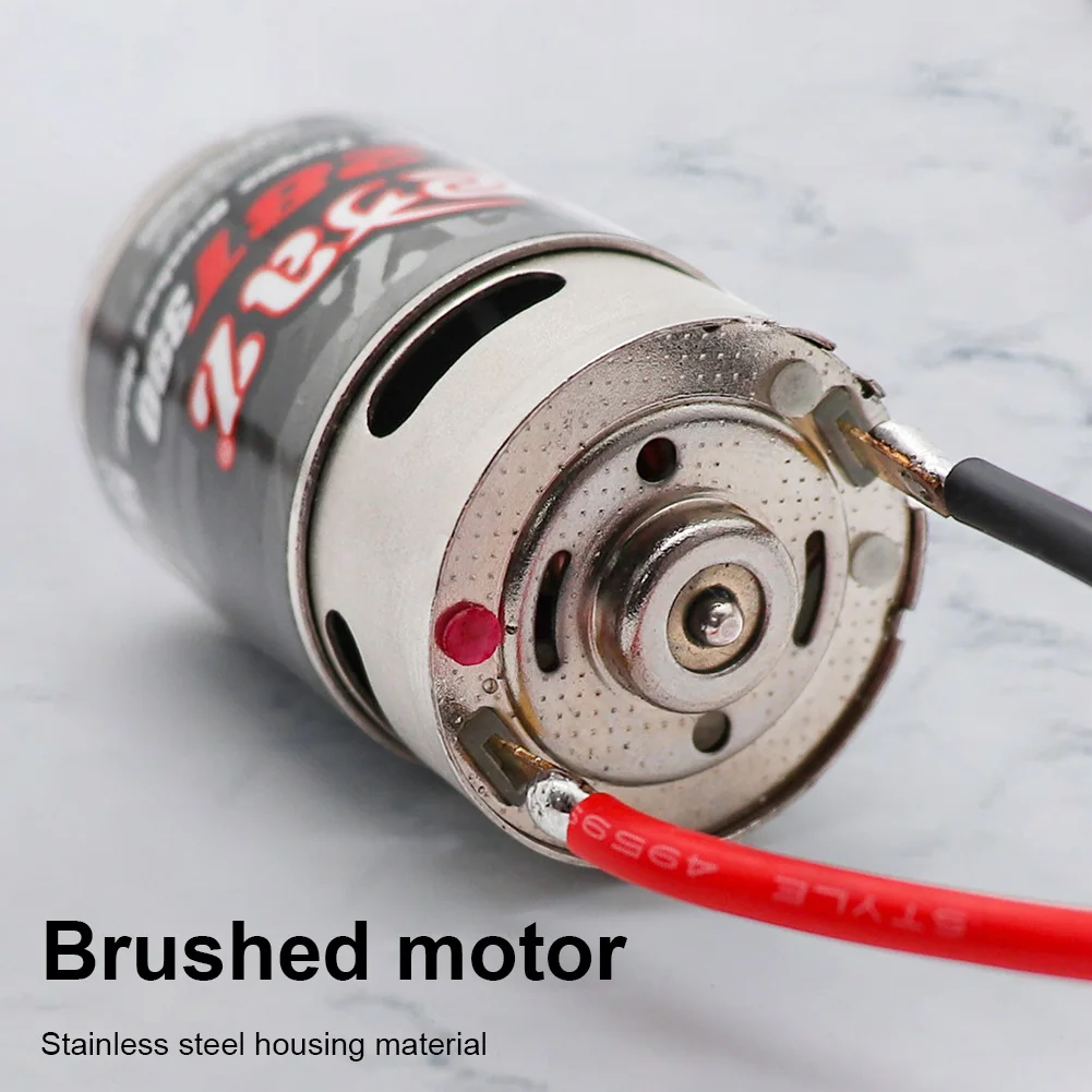1 szt. Silnik szczotkowy 28T 390 DC do modeli RC, silnik szczotkowy do crawlerów RC, 20500 obr./min, silnik elektryczny RC do modeli samochodów TAMIYA TAM54393 300054393