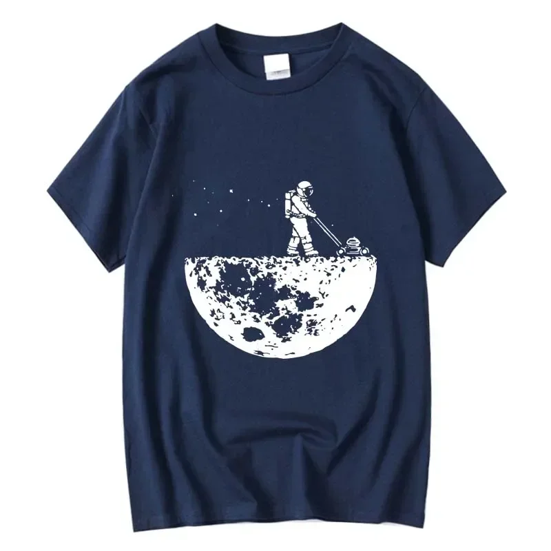 XIN YI Men's T-shirt High Quality 100% Funny cotton Lunar cleaner printing Summer casual cool loose o-neck men t-shirt male tops