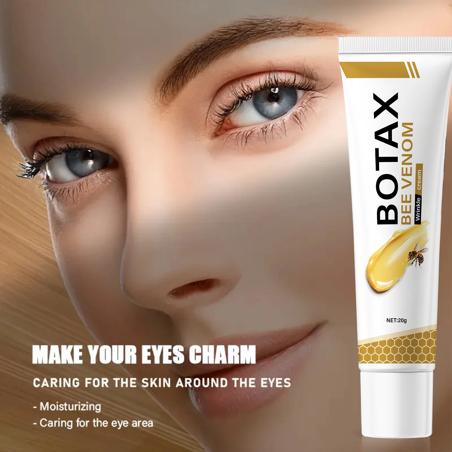 Instant Lift Eye Cream. For Men Women. Good Skin Ductility. Softens Smooths Tender Eye Area. Visible Firming. 20g Net.