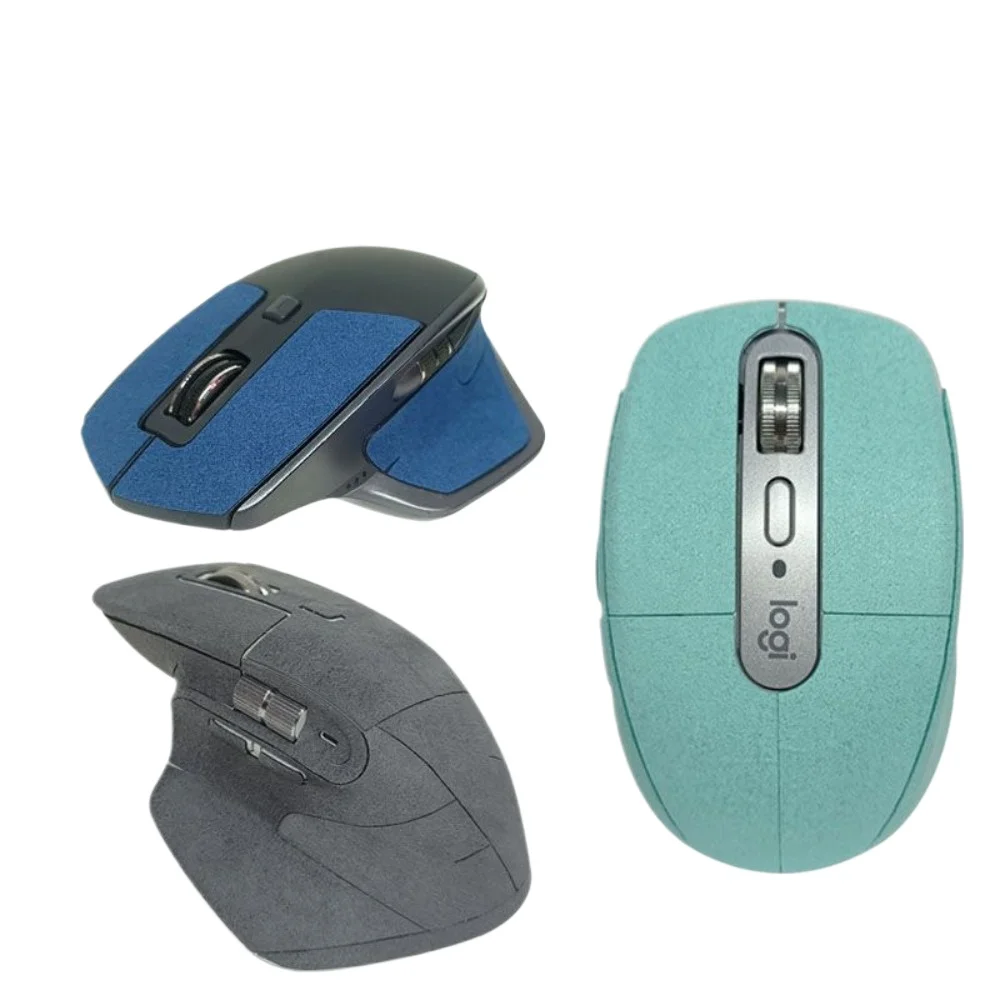 2 Sets Mouse Sticker For Logitech MX Master3/3S Flip Fur Sweat-absorbing Anti-skid Sticker All-inclusive