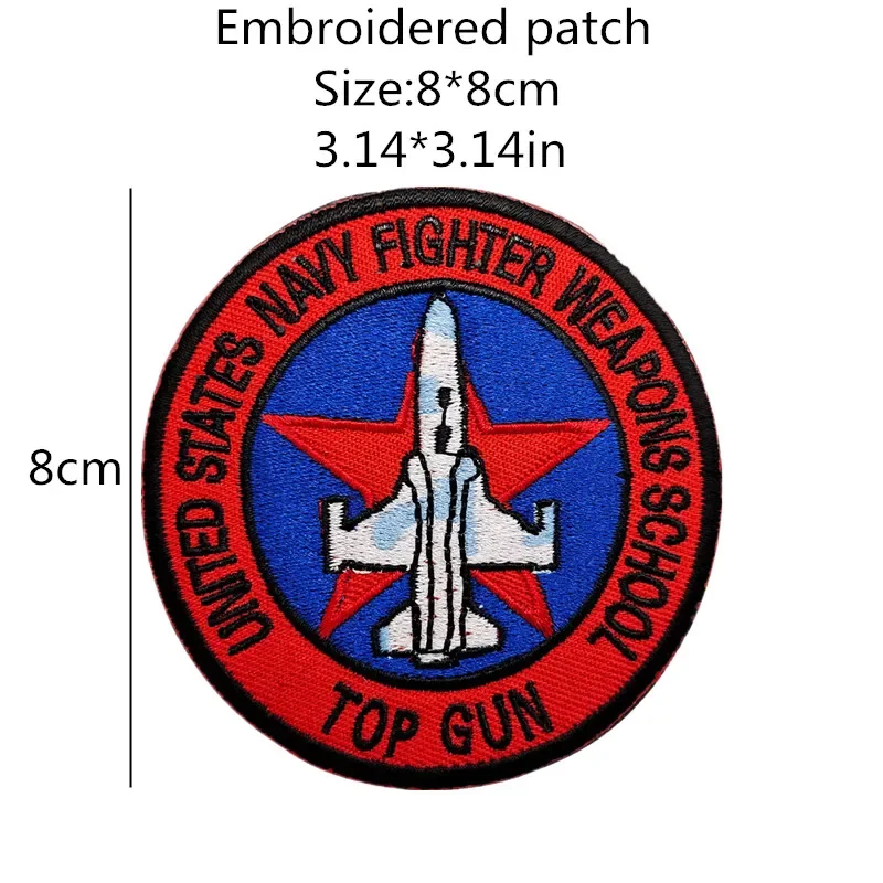 Aviation Patch  Tactical Badge Armband  Badge American Flag, CV-61 USS Ranger 100 Centurion, Tomcat, Pete Mitchell