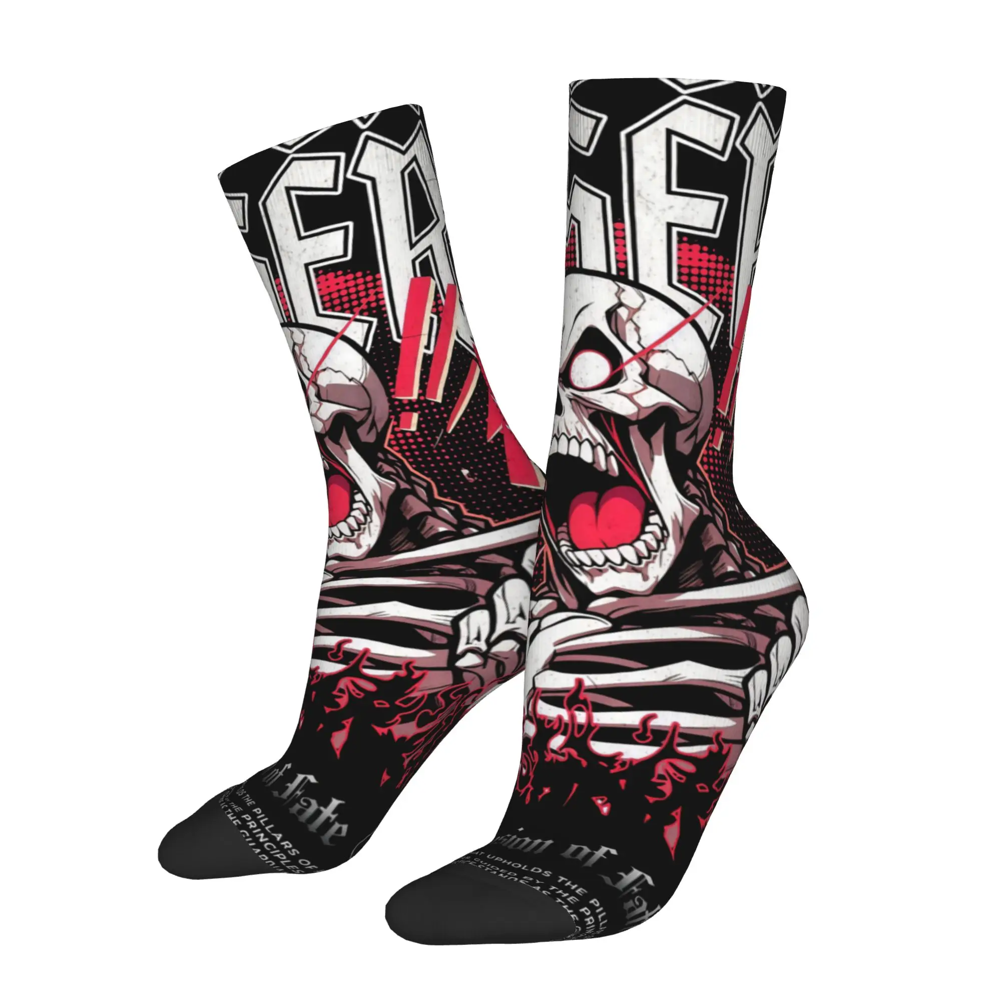 B-Berserk Japane Anime  Mens Crew Socks Unisex Novelty Manga  Spring Summer Autumn Winter Dress Socks