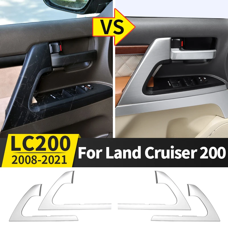 

For Toyota Land Cruiser 200 Interior Modification Car Door Handle Handle Button Panel Assembly Original Car Kit Accessories