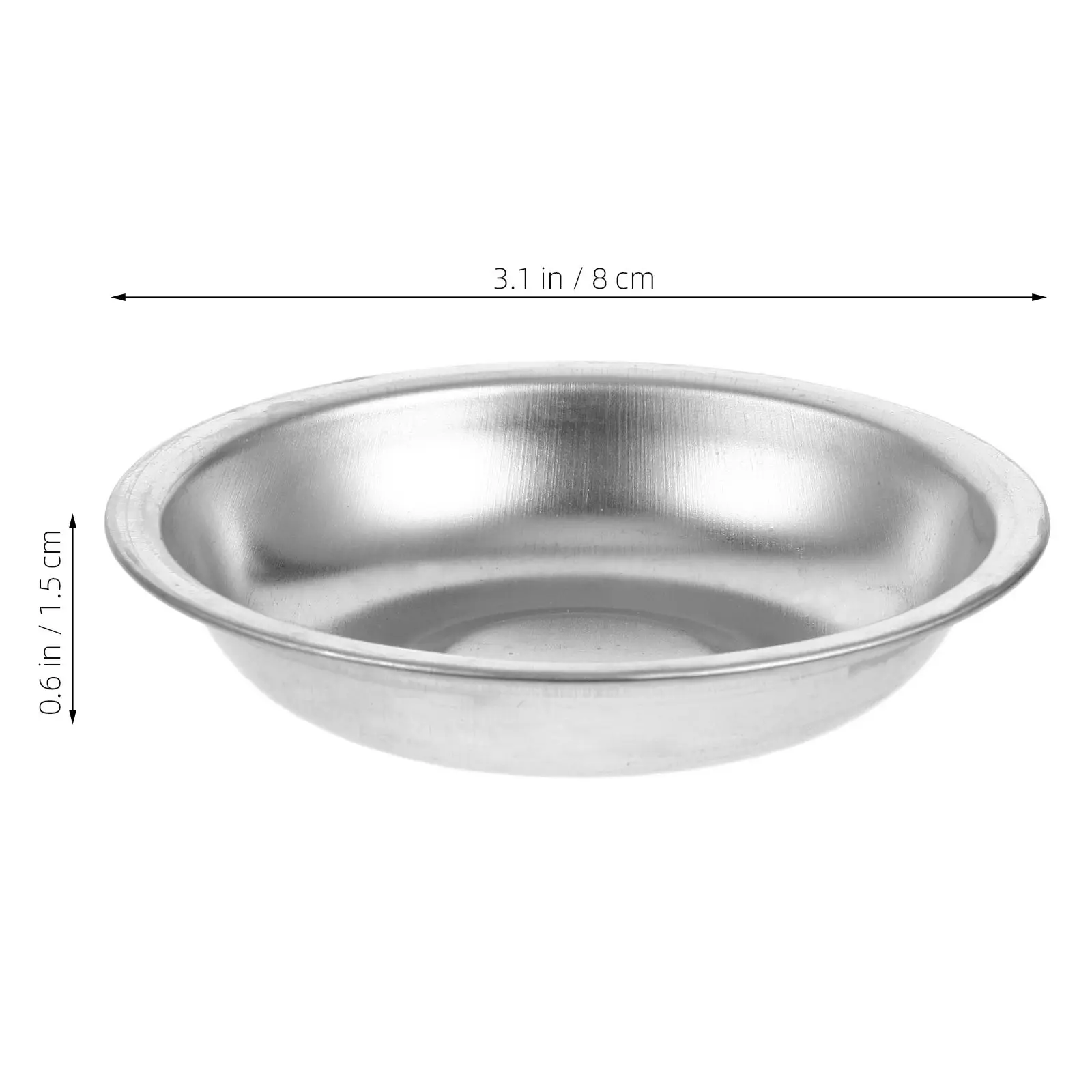 6Pcs Stainless Steel Paint Palettes for Artists Mixing Trays Large Wells Rustproof Acrylic Enamel Oil Painting Color Mixing - Detail 1