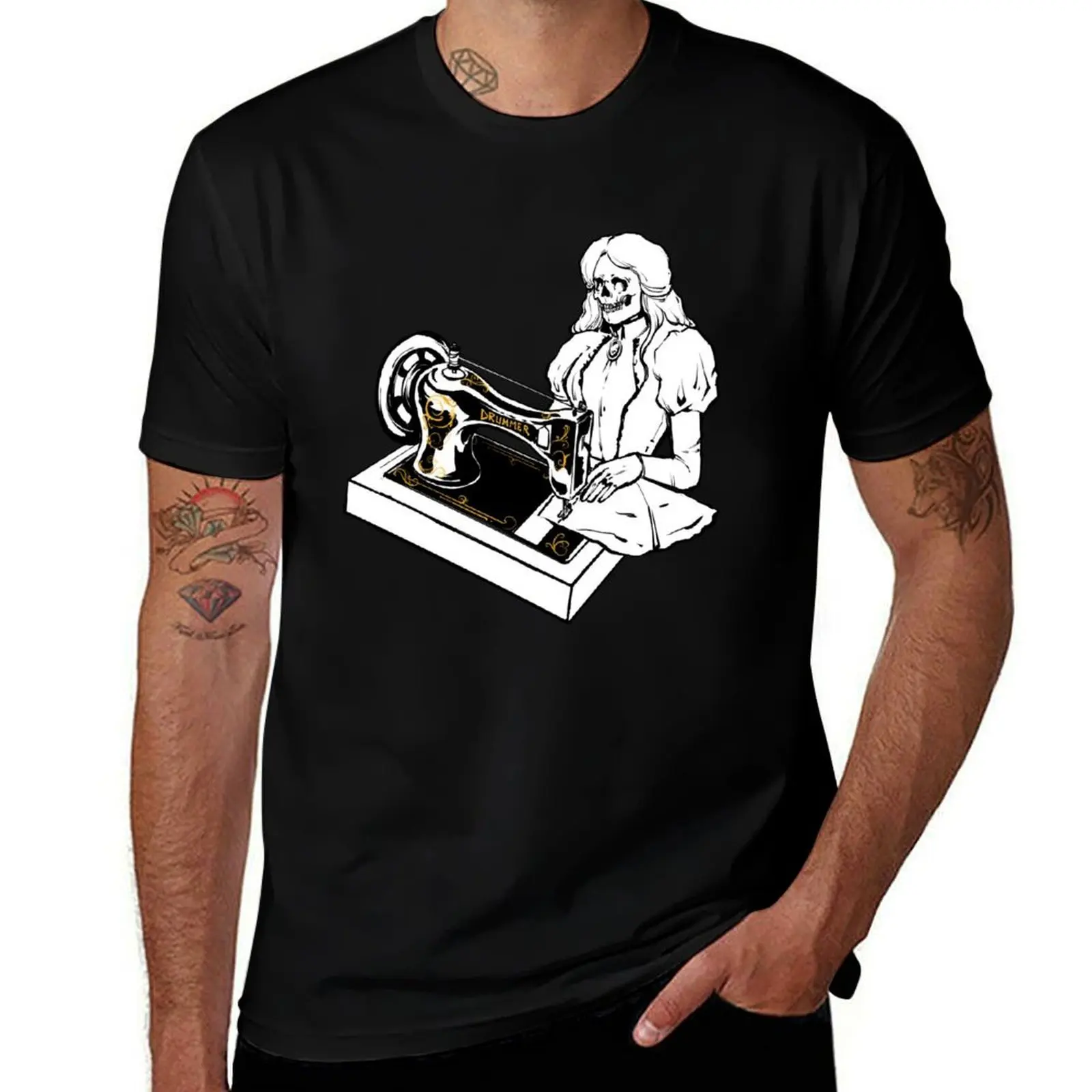 

Skull Seamstress T-Shirt Summer Holiday T-Shirt