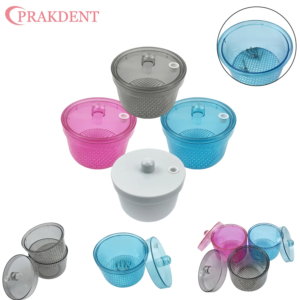 

Dental Needle Disinfection And Cleaning Box With Filter High-temperature Resistant Soaking Cup Dental Oral Tools Storage 1pcs