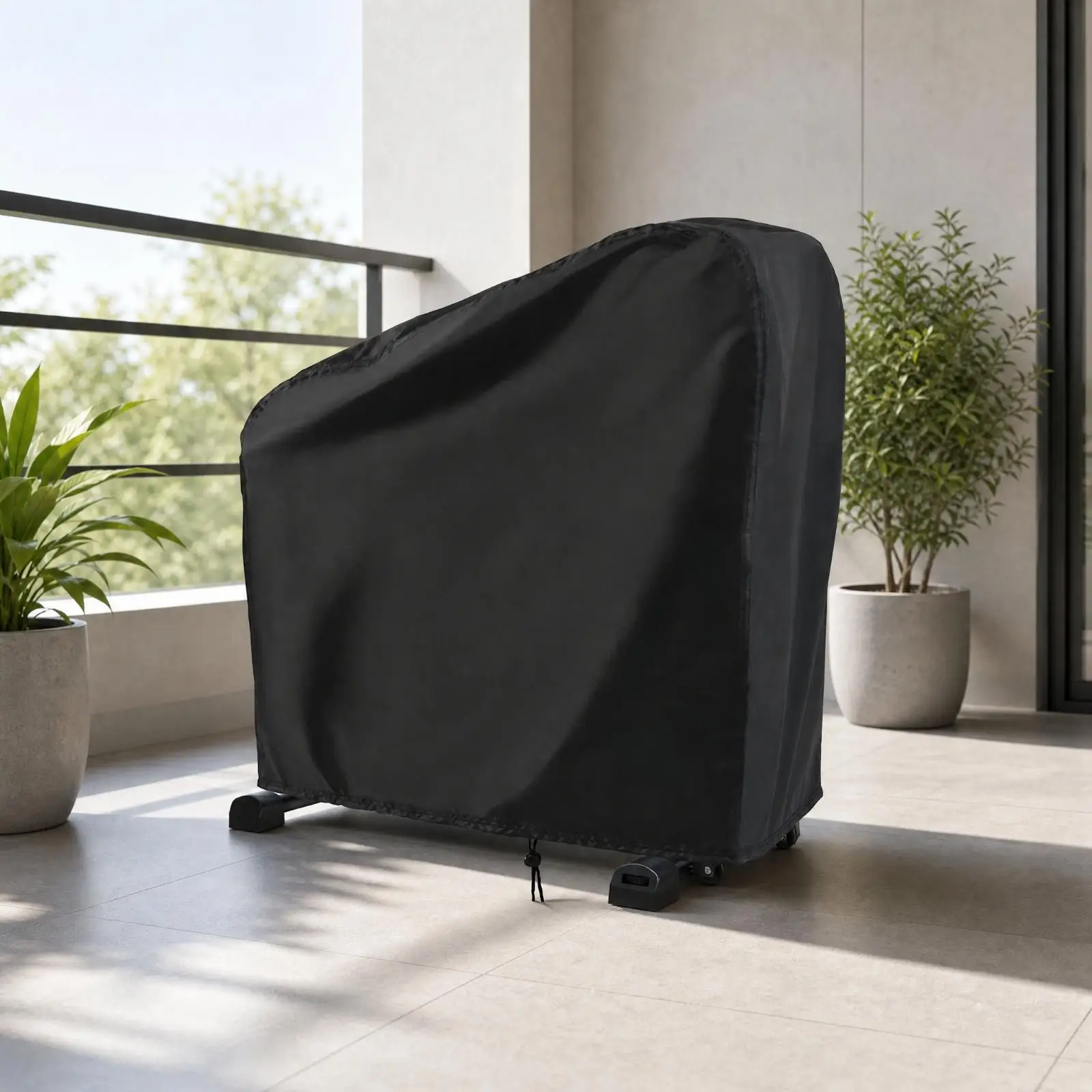 Exercise Bike Dust Cover Water Repellent Polyester Material Fits Home Stationary Bikes for Garage Patio Indoor Storage