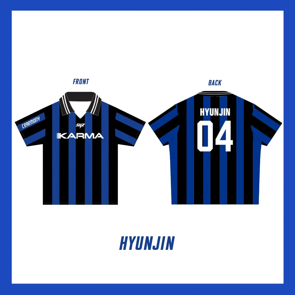Stay KARMA Album Fans Jersey Support Shirts FELIX BANGCHAN HYUNJIN Streetwear Loose Clothes Tshirt Short Sleeve Tops T-shirt