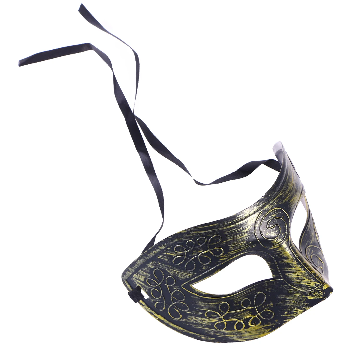 หน้ากากครึ่งหน้าสำหรับงานปาร์ตี้แฟนซี งานแต่งงาน งานพรอม งานแฟชั่นโชว์ ผู้ชาย ผู้หญิง สีบรอนซ์ น้ำหนักเบา สวมใส่ง่าย
