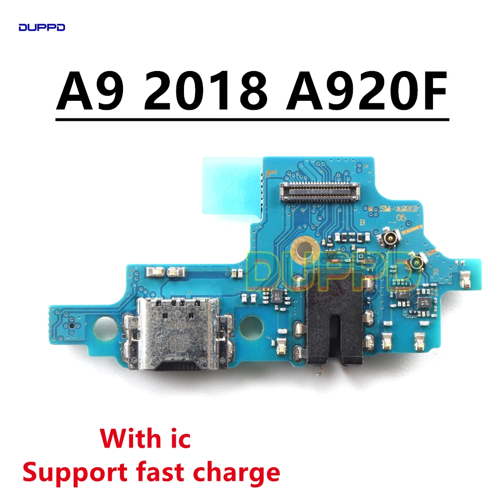 Charging Flex Cable Port Board Flex Cable Connector Parts For Samsung Galaxy A9 2018 A920F Microphone Module Charger Port Dock