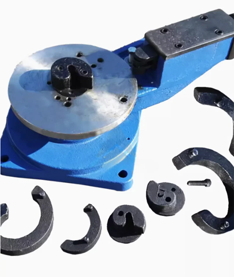 Bench Mount Scroll Bar Bender for Angular Roll Hoop and Coil Bending