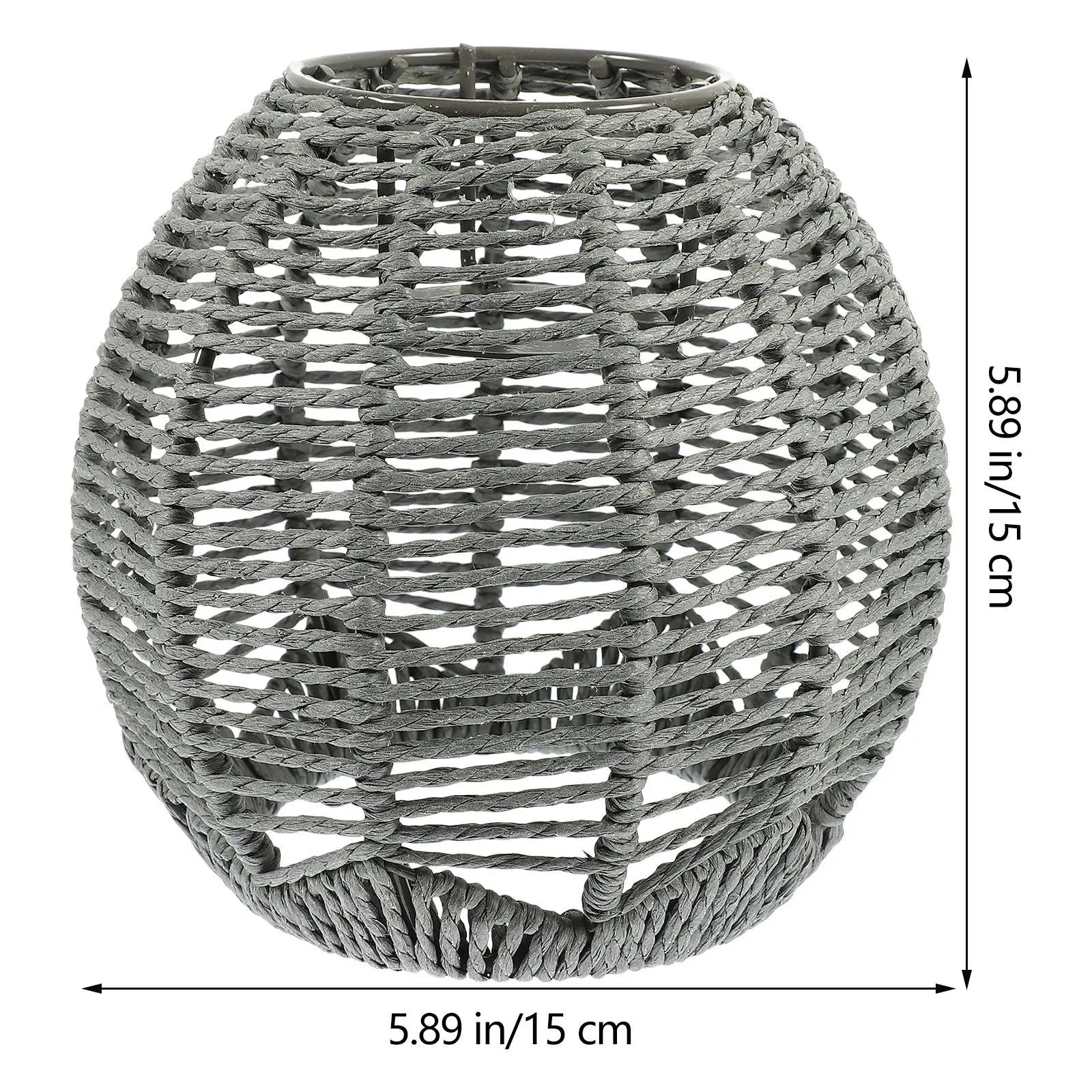 Woven Lampshade Light Diffuser Stable Structure Decorative Hanging Lamp Shade for Hotel Restaurant Home Light Covers