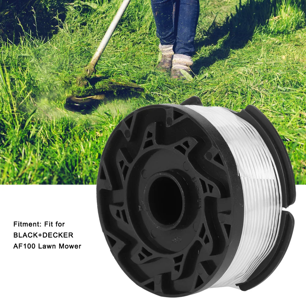 Lawn Mower Spool With Cover Replacement Part Fit BLACK DECKER AF100 Grass Trimmer Spool Cap Garden Power Tool Accessory