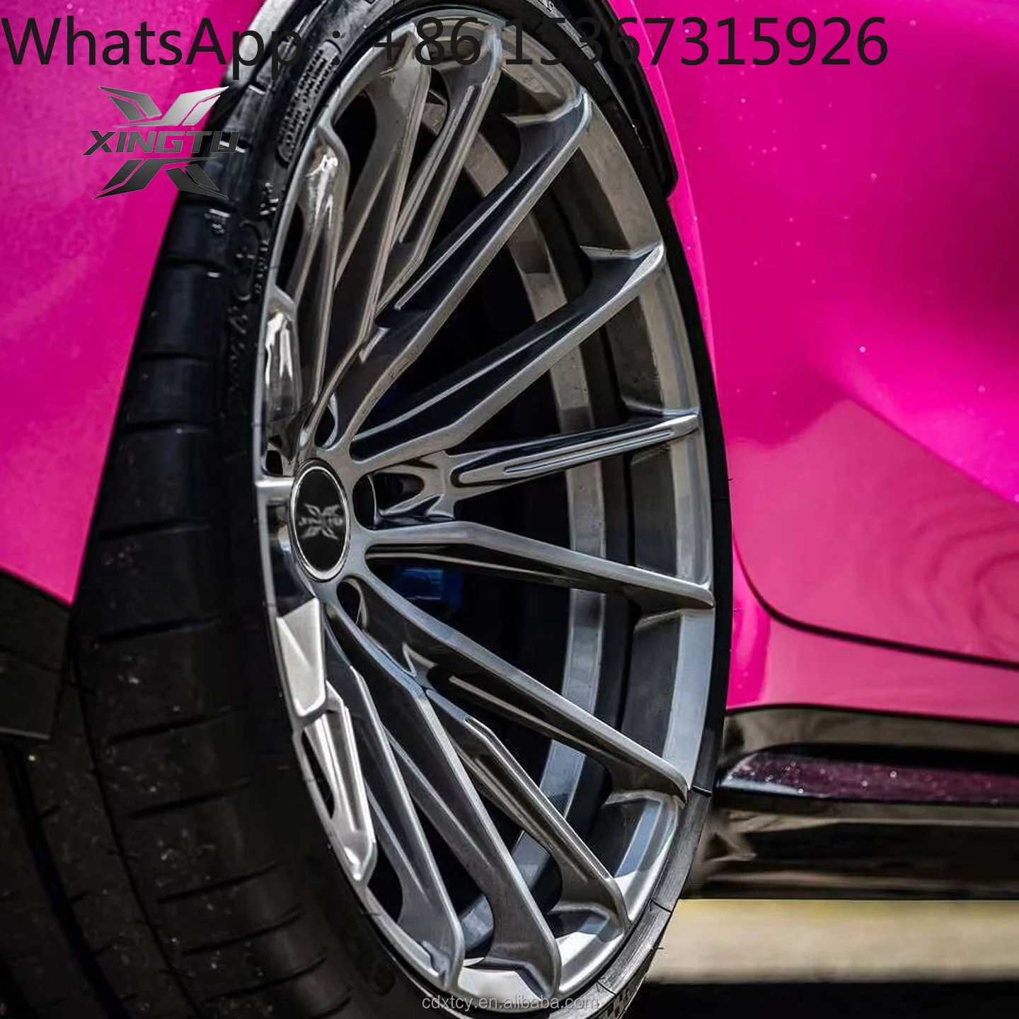 Powder Coating Deep Concave Forged Car Wheels 5x114.3 5x112 5x120