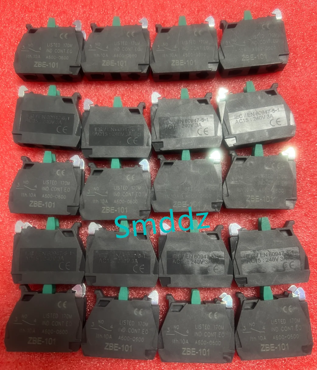 10 Pieces, XB4 Series Button Contacts, ZBE-101, ZBE-102, ZBE101, ZBE102