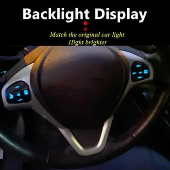 10 best sales ford fiesta steering wheel buttons - №7