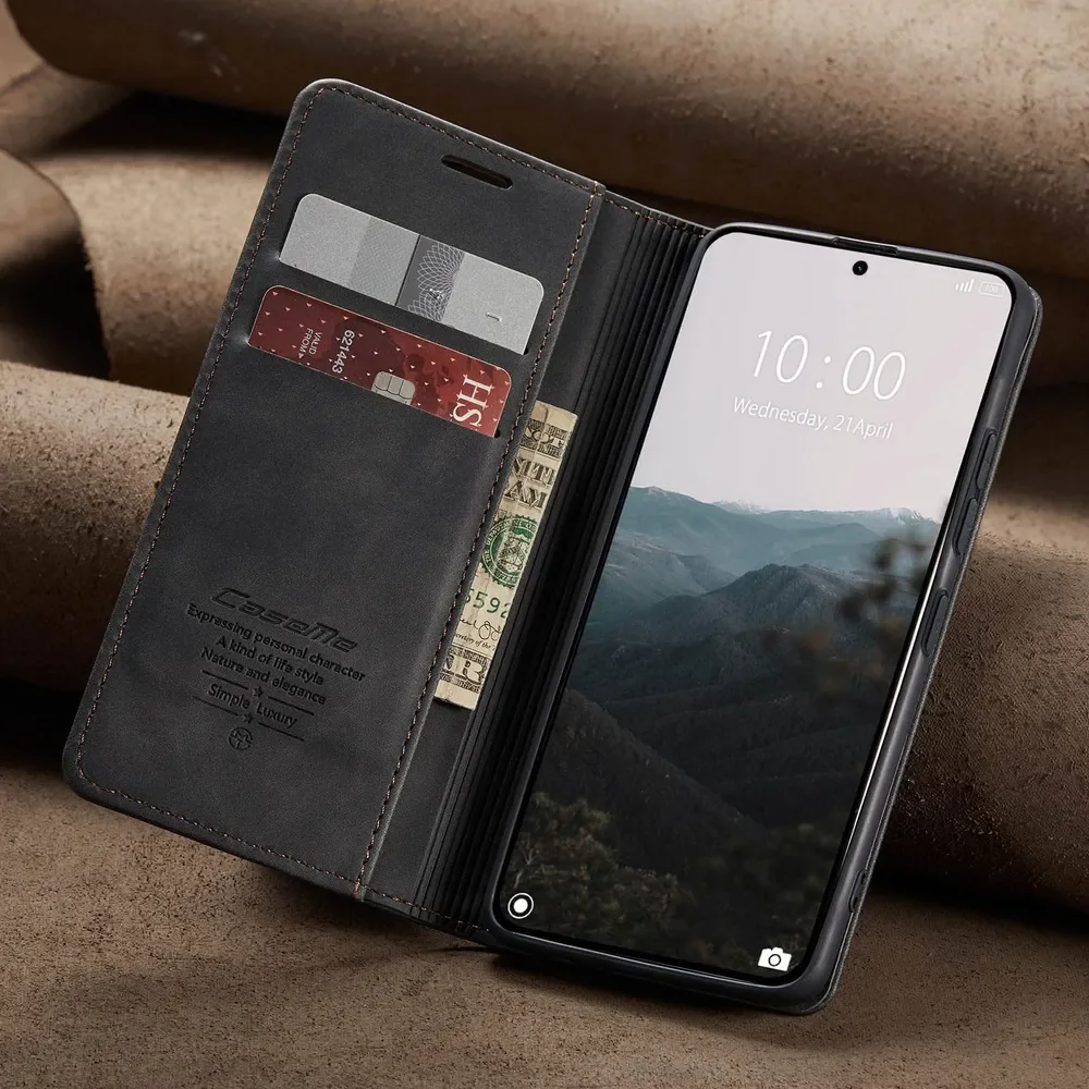 

Case for Xiaomi14T Pro Card Slot Phone Funda Business Card Holder Leather Book Cover Capa