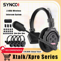 SYNCO Xtalk / Xtalk Xpro Series Single-Ear Headset Remote Wireless Intercom System for Filmmaking Television Record