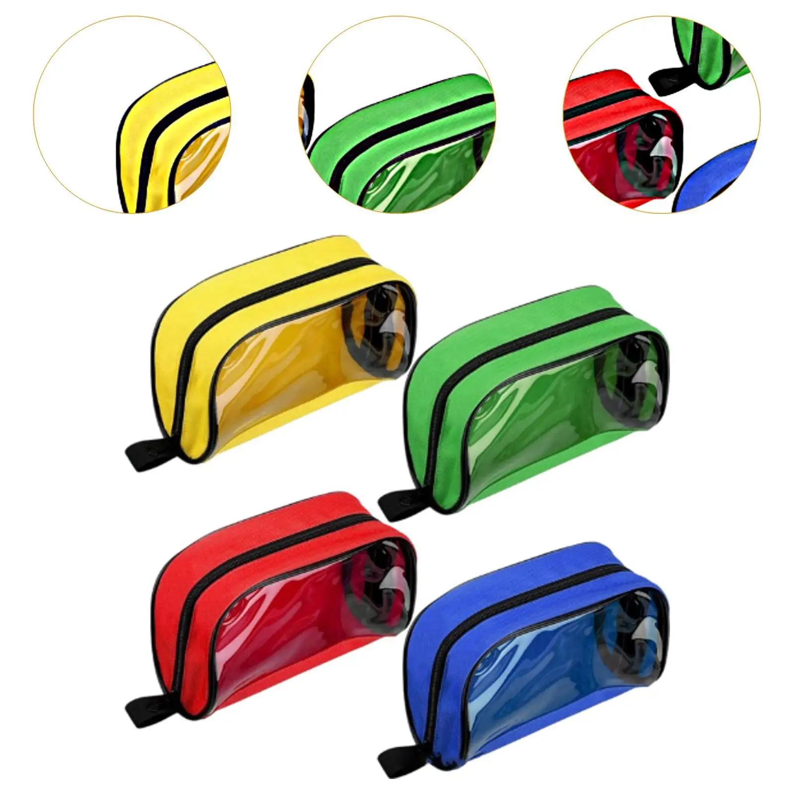 Empty First Aid Bag with Handles Multifunctional Craft Organizer Medical Storage Bag for Office Workplace Emergency Hiking Gym