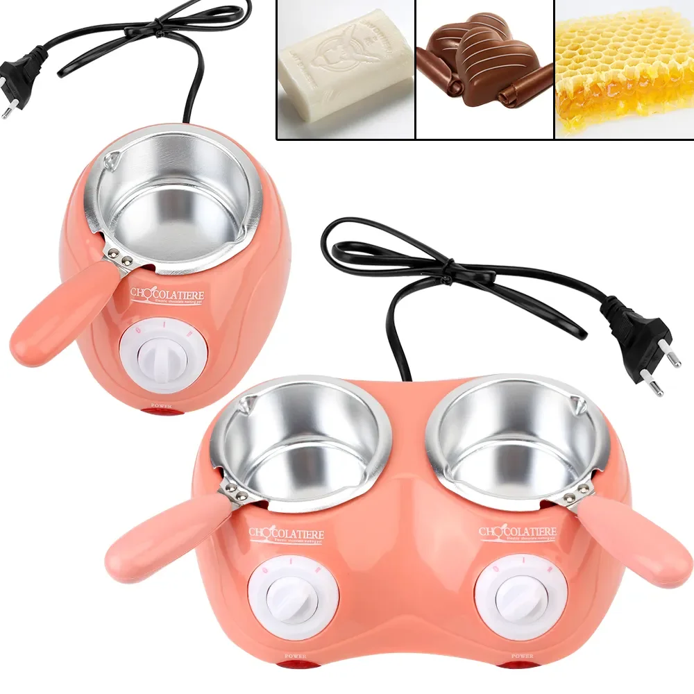 

Long-Handle DIY Scented Candles, Soap, Butter, Chocolate Melting Pot with Mold, Heating Kitchen Tool, Candy Wax Making