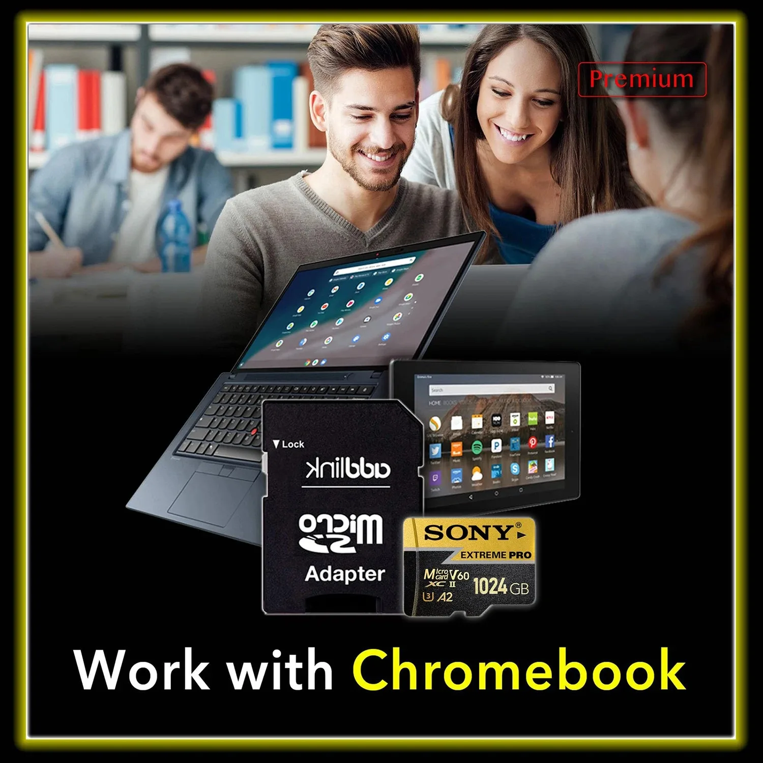 بطاقة ذاكرة سوني مايكرو SD عالية السعة Extreme Pro بطاقة ذاكرة 1024 جيجابايت 512 جيجابايت C10 U3 TF مع محول مجاني لكاميرا الهاتف