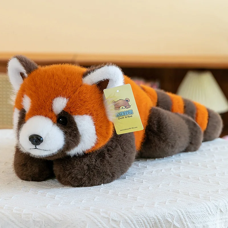 MINISO Pa Pa Fox Doll Plush Toy Red Panda Doll Girl Sleeping Hug Rag Doll Birthday Gift