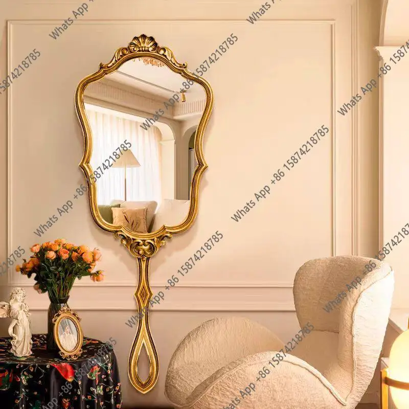 

Американское настенное зеркало в полный рост для гостиной, французское зеркало для дома, декоративное подвесное зеркало для прихожей.