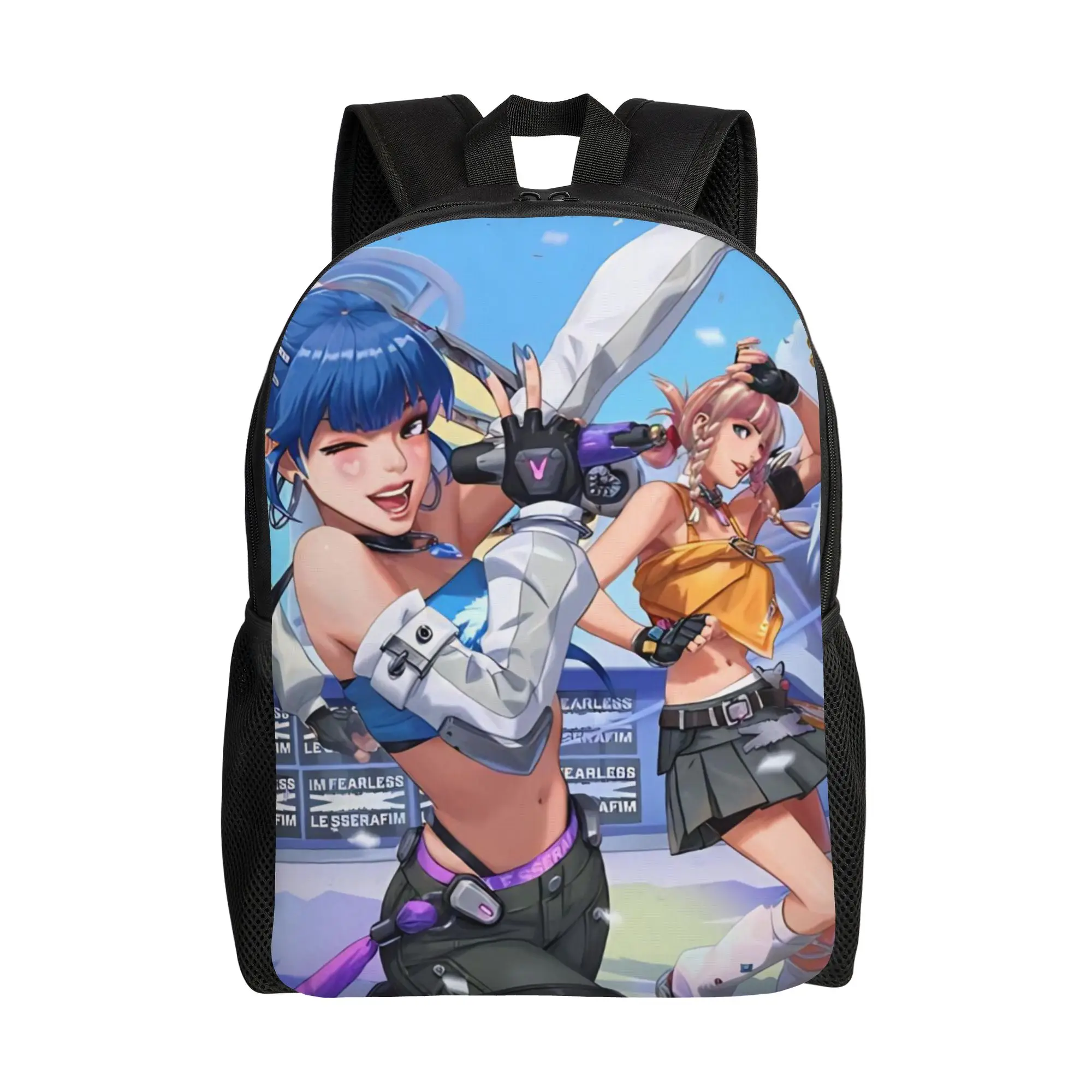 

Mercy Dva Kiriko Zarya Backpack for Men Women Fashion High School Work Daypack Overwatches Game Laptop Canvas Bags Sports