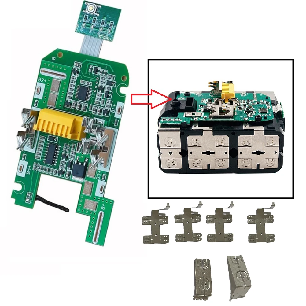 BL1830B Lithium Battery Charging Protection Board Circuit Board For 18V 3Ah Battery With Nickel Sheet For Angle Grinders Drill