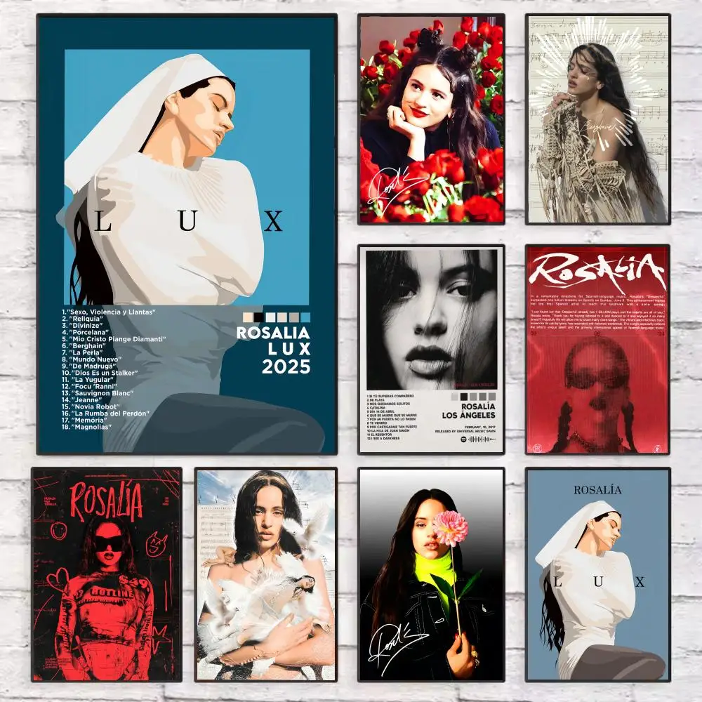 

Singer R-Rosalia Lux Poster Wall Art Sticky for Living Room Bedroom Office Hallway Bar Home Decor Gift Idea