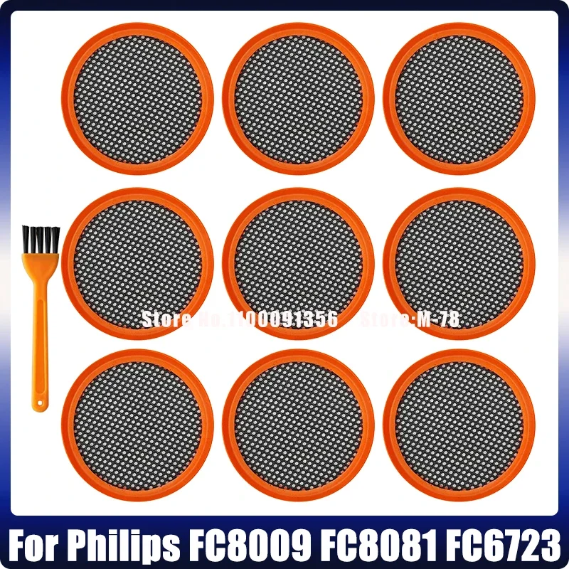 Washable Hepa Filter Accessories For Philips FC8009 FC8081 FC6723 FC6724 FC6725 FC6726 FC6727 FC6728 FC6729 Vacuum Cleaner Parts