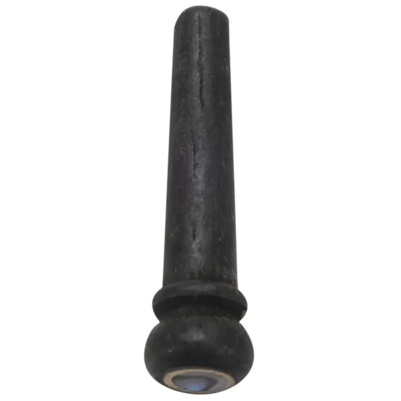 ชุดหมุดสะพานกีตาร์ไม้มะเกลือดำ ABUE-36 ชิ้น พร้อมจุดมุกอะบาโลนสีเขียว สำหรับอุปกรณ์เสริมกีตาร์อะคูสติก