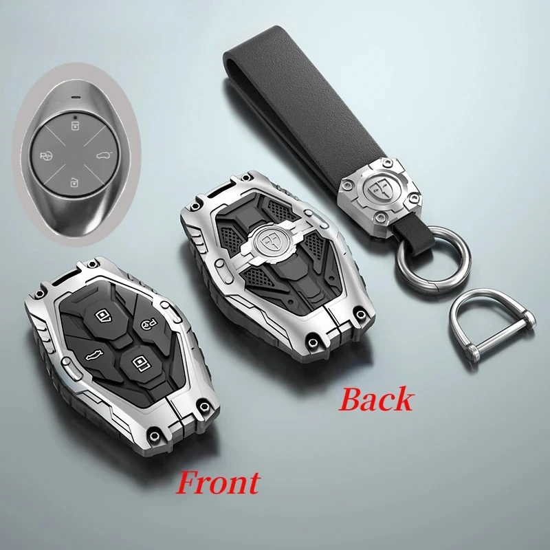 سبيكة سيارة مفتاح القضية ل Xiaopeng Xpeng P7 P7i P5 G3 G3i G9 G6 غطاء للحماية عن بعد سيارة قذيفة حامل سلسلة مفاتيح فوب اكسسوارات #2
