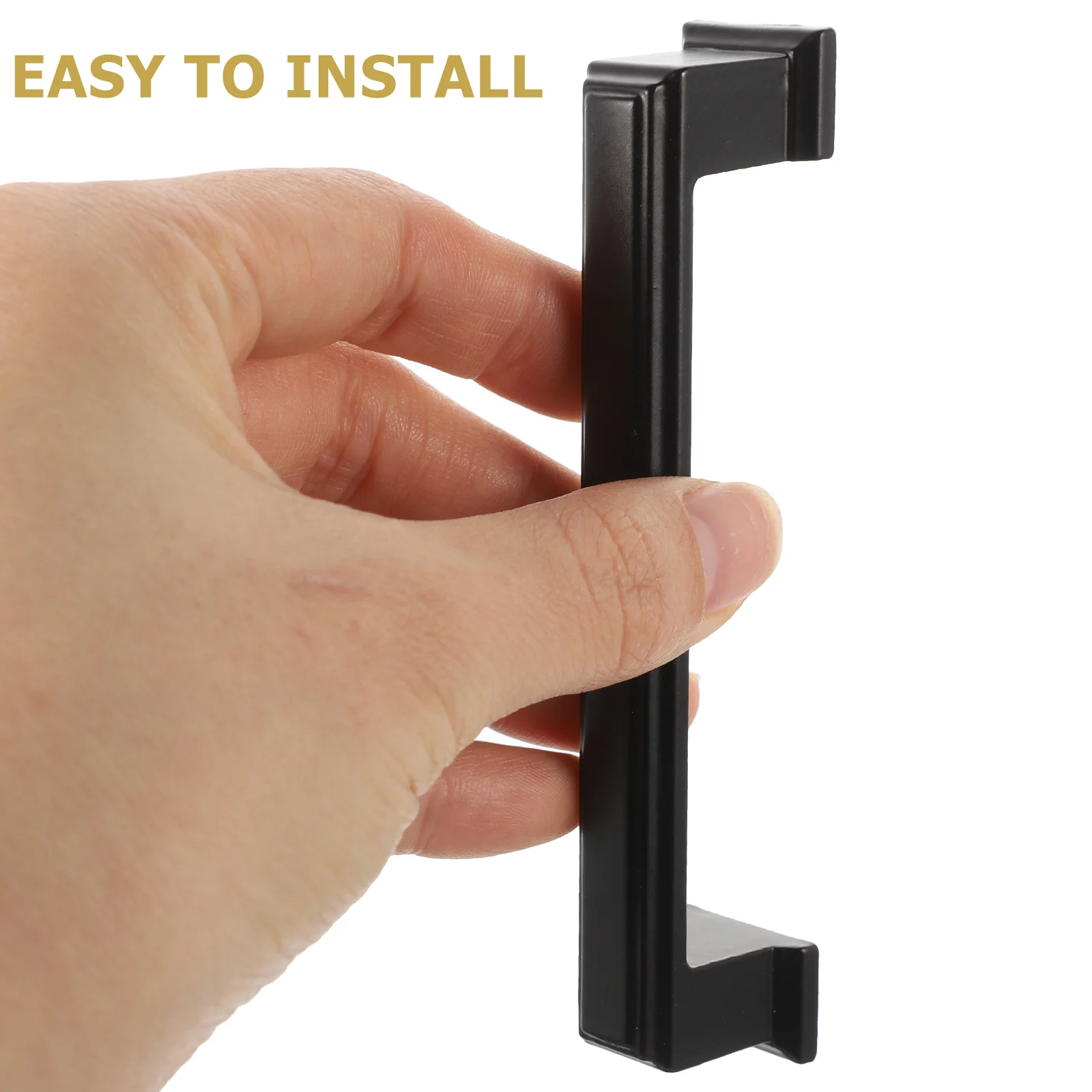 

5Pcs Cabinet Handle Metal Durable Drawer Pull Smooth Edge Handle for Kitchen Wardrobe Furniture Door Cabinet Pulls