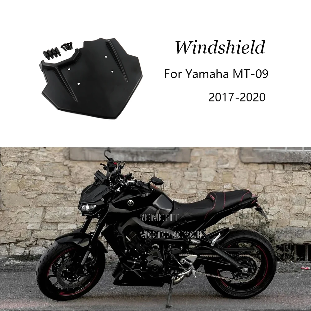 

Крышка ветрового стекла, дефлектор, новый мотоцикл, черное лобовое стекло для Yamaha MT-09 2017-2020