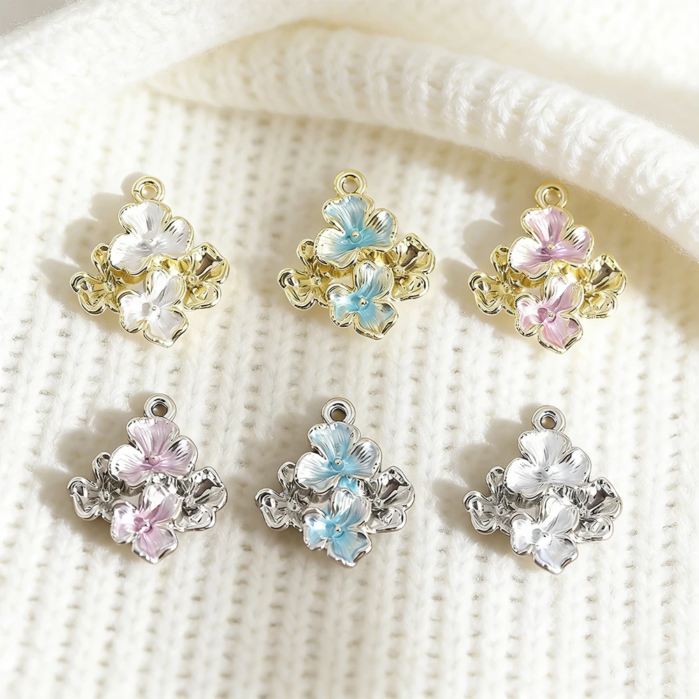 

Cordial Design 100Pcs 19*21MM DIY Pendant/Jewelry Findings & Components/Zinc Alloy Charms/Flower Shape/DIY Hand Made #196386