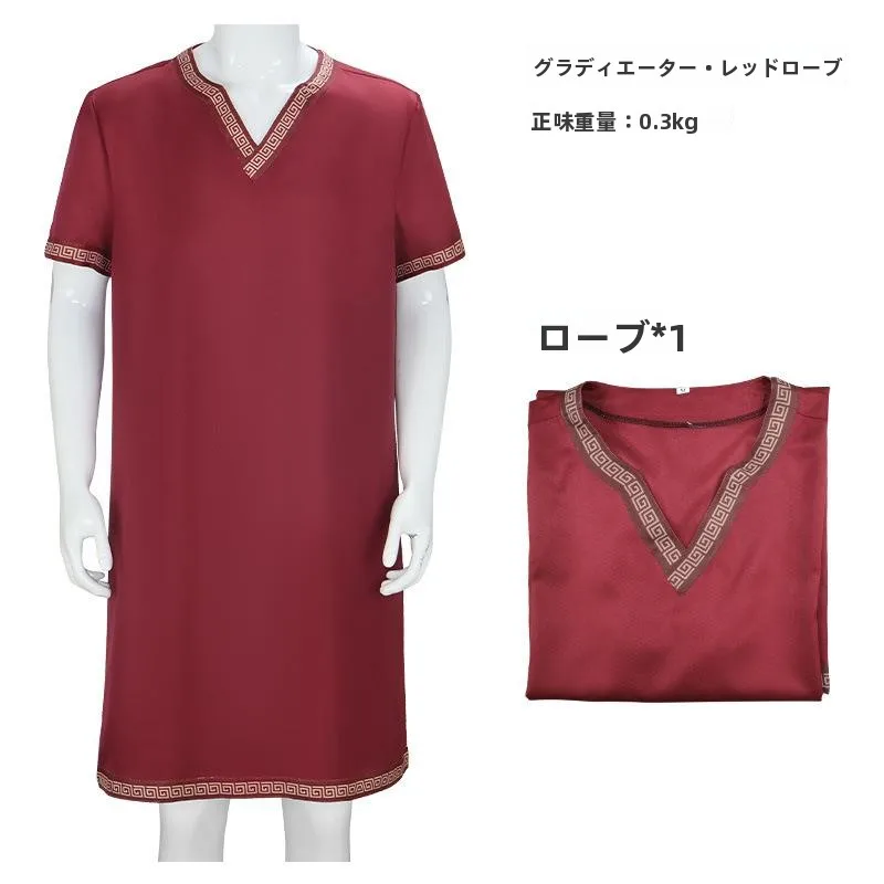 

Medieval Gladiator Cosplay Costume Roman Halloween Role-playing Stage Performance Women's Ethnic Wear Winter 2024 New Arrival