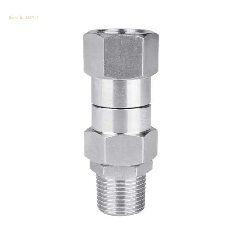 

3/8 Inch NPT Male Thread Fitting Joint Metal Quick Connector Anti Corrosion Pressure Washer Hose Fittings Dropship