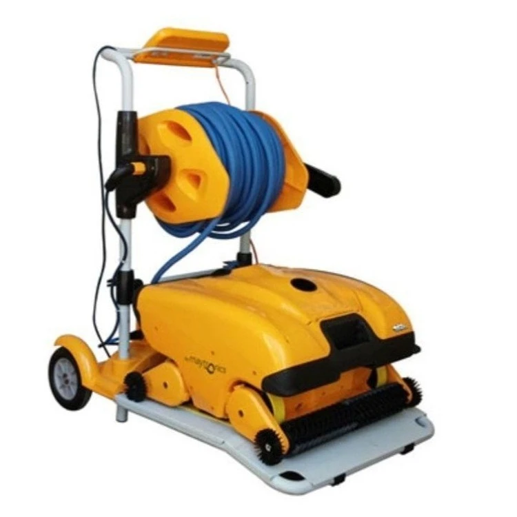 Automatic Robotic Pool Cleaner, Underwater Suction Vacuum Machine for Swimming Pool & Fish Pond Maintenance WAVE 200