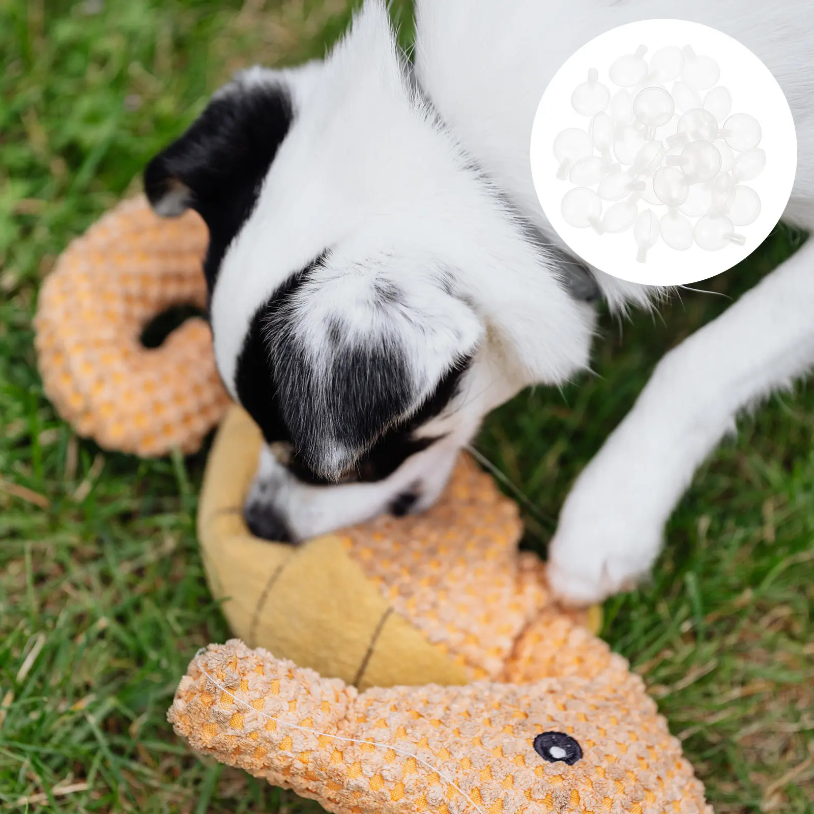 

100Pcs Reliable Plastic Squeaker Inserts for Fabric Animals Noise Makers for Pet Playtime Baby Engagement Multi Use Replaceable