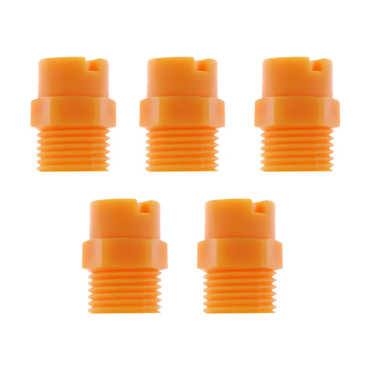 

5Pcs Yellow Plastic Fan Spray Nozzle Size Sprayer Nozzle for Home Use Cleaning Hose Adaptor Sprayer Connector