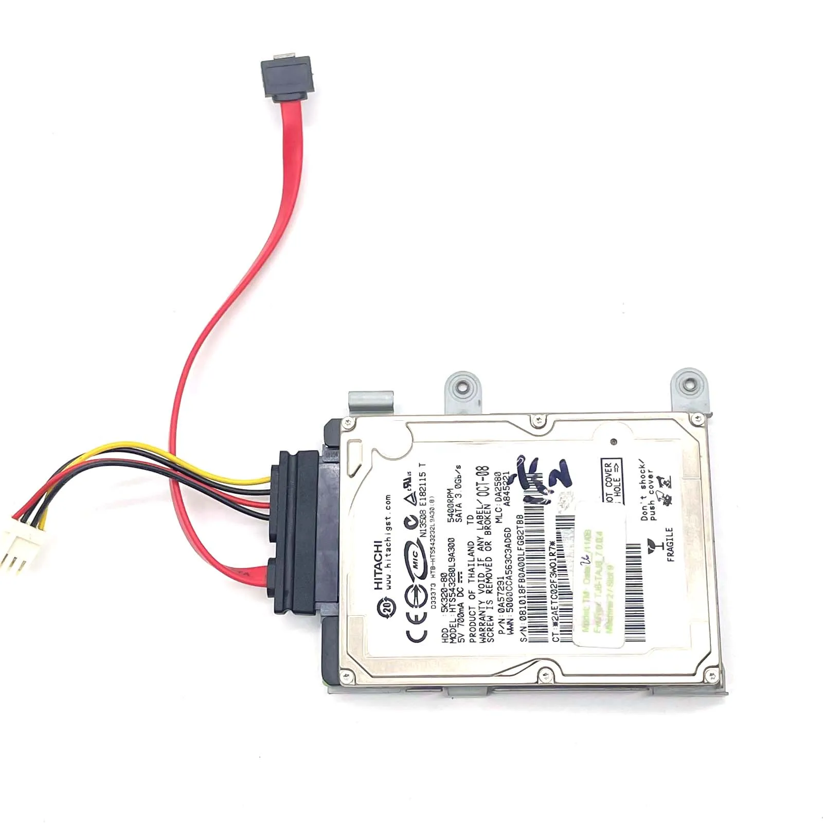 

Z3200 HTS543280L9A300 Жесткий диск подходит для деталей принтера HP Designjet Q5670-60021 Z3100