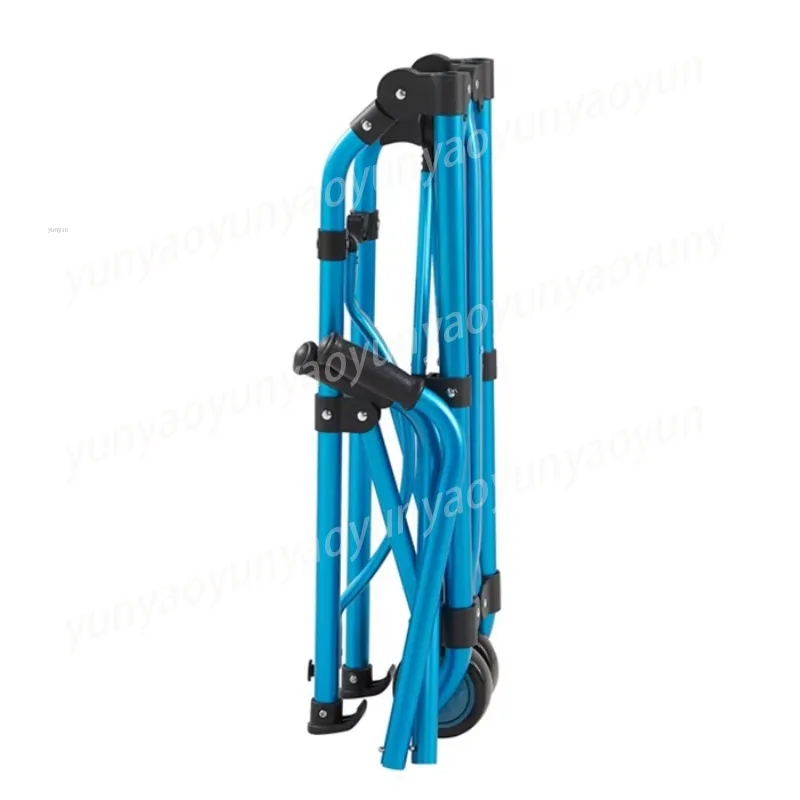 Modern Wheel Space-Saving Lightweight Folding Mobile Adult Patient Rehabilitation Walker