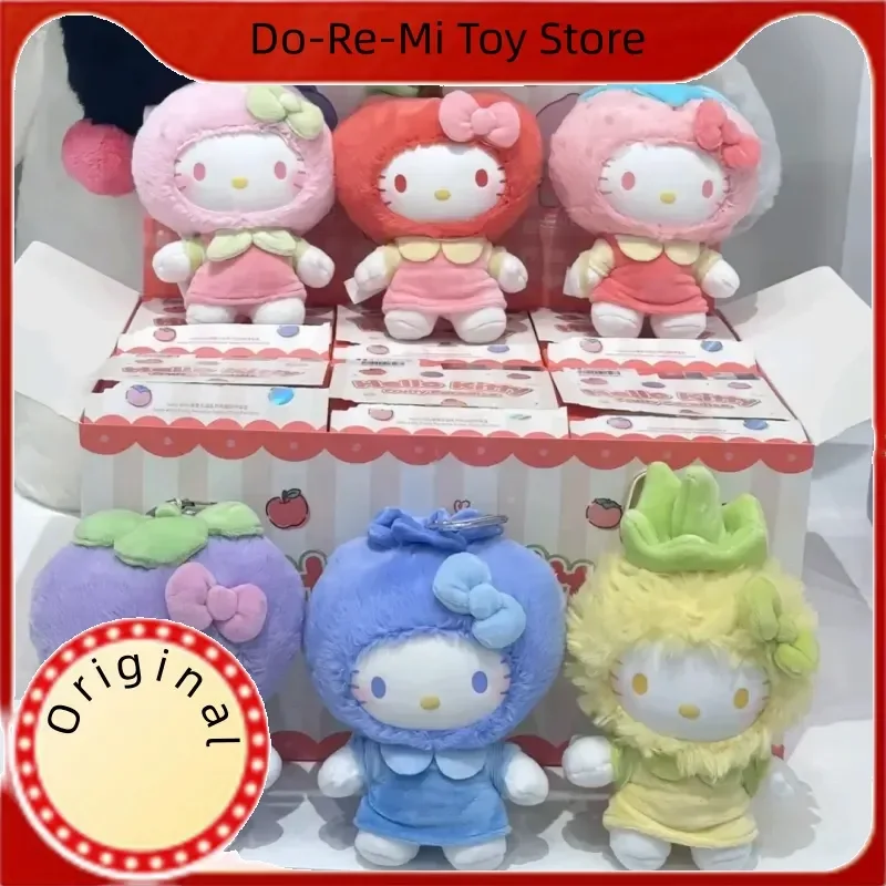 

Original Genuine Hellokitty Fruity Paradise Series Blind Box Kawaii Doll Collectible Trendy Toys Keychain Pendant Ornament Gift