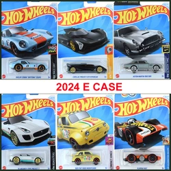 2024 E samochód Hot Wheels 1/64 zabawki chłopięce Model odlewu Fiat Jaguar typu Honda Civic Nissan GTR Alfa Romeo Audi pojazd prezent urodzinowy