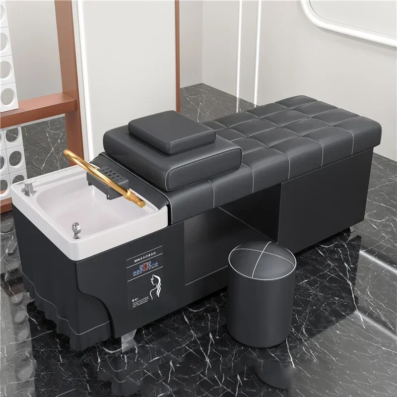 Spa Bed Hair Massage Stock Headspa Shampoo Chair Chinese Wash Hairstyle Luxury Hairdressing Camillas Masaje Salon Washbasin