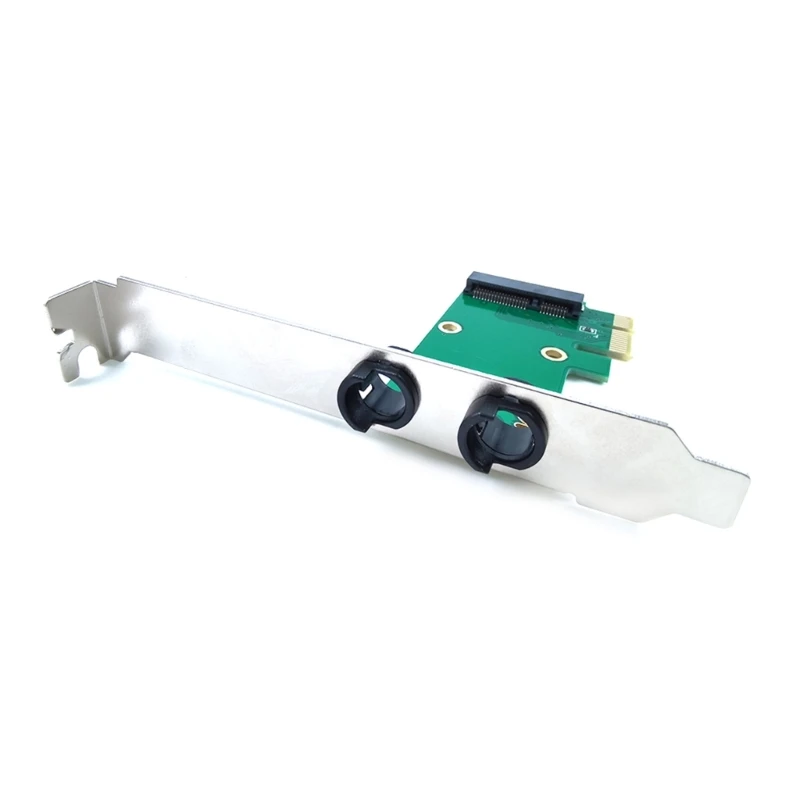 Scheda rete wifi wireless Mini PCIE per adattatore desktop PCIe + 2 antenne 601b
