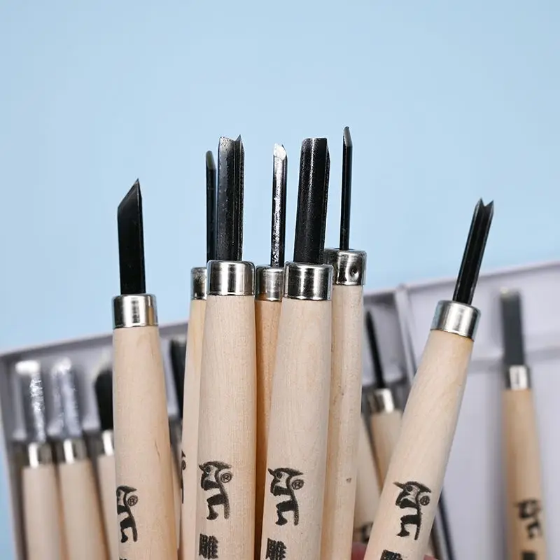 

Набор ножей для резьбы по дереву Woodpecker, набор для гравировки по дереву и резиновым штампам